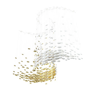 Galaxy Lustre Meteor Shower Crystal Spiral Chandelier - view 19