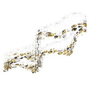 Galaxy Lustre Meteor Shower Crystal Spiral Chandelier - view 21
