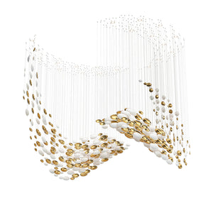 Galaxy Lustre Meteor Shower Crystal Spiral Chandelier - view 22