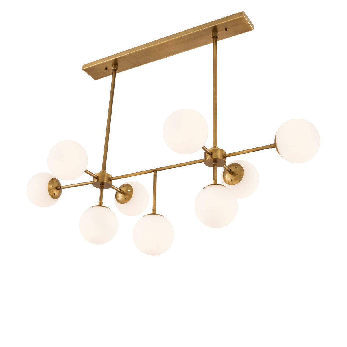 Tortora Modern Brass Chandelier- Brass - view 2