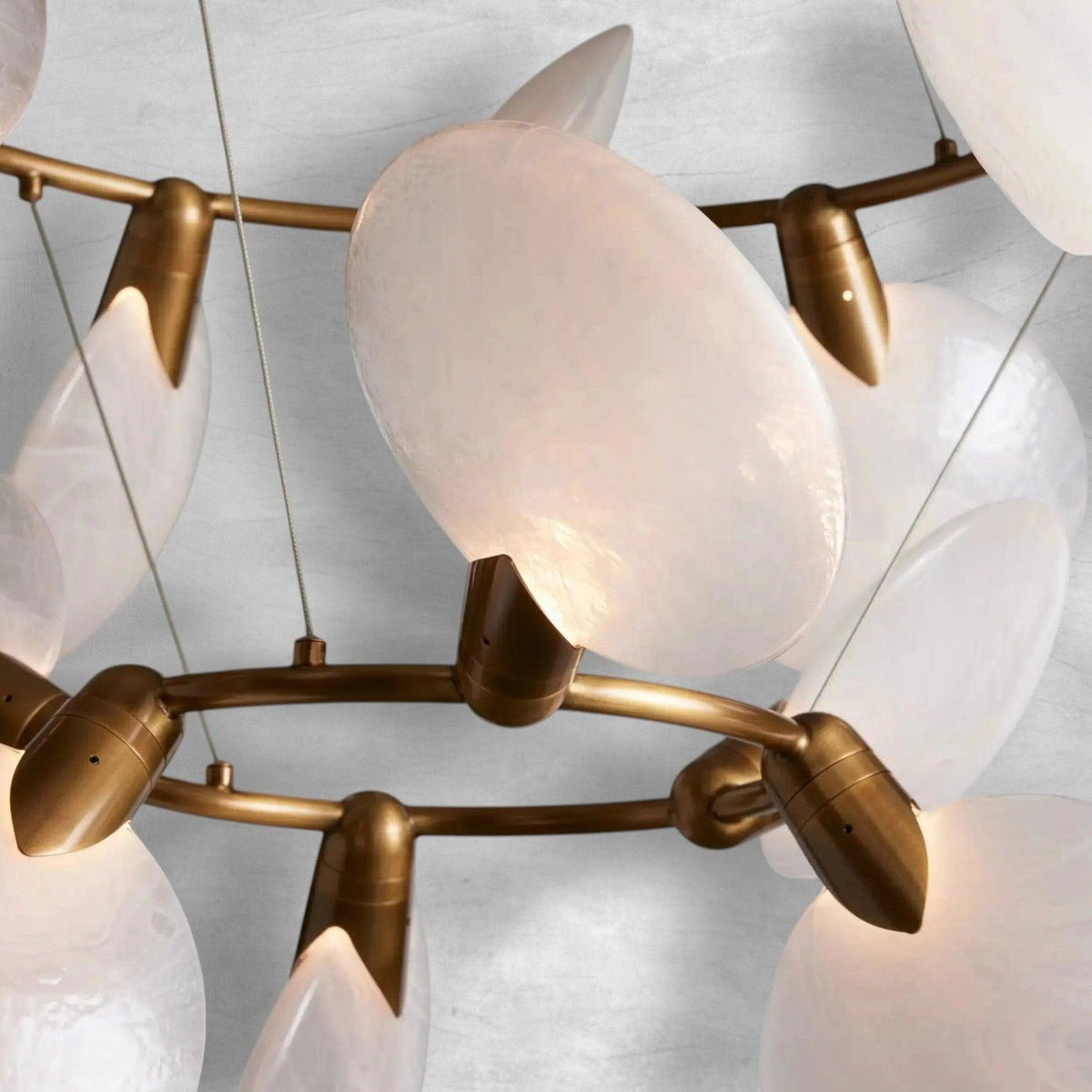Lyla 2-Tiered Halo Chandelier, two-tier - view 5