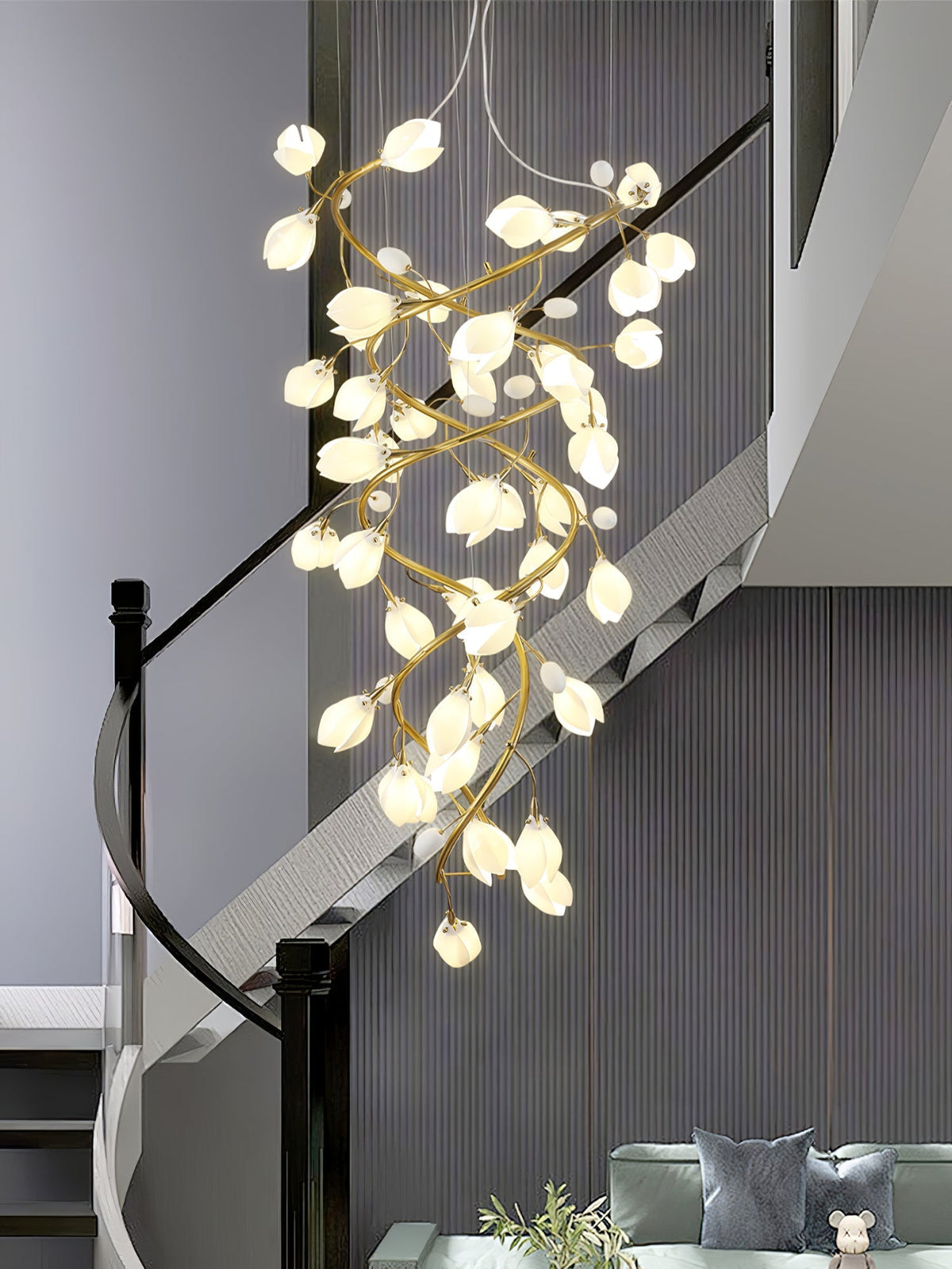 Lysandra Cascade Stairs Chandelier - view 17
