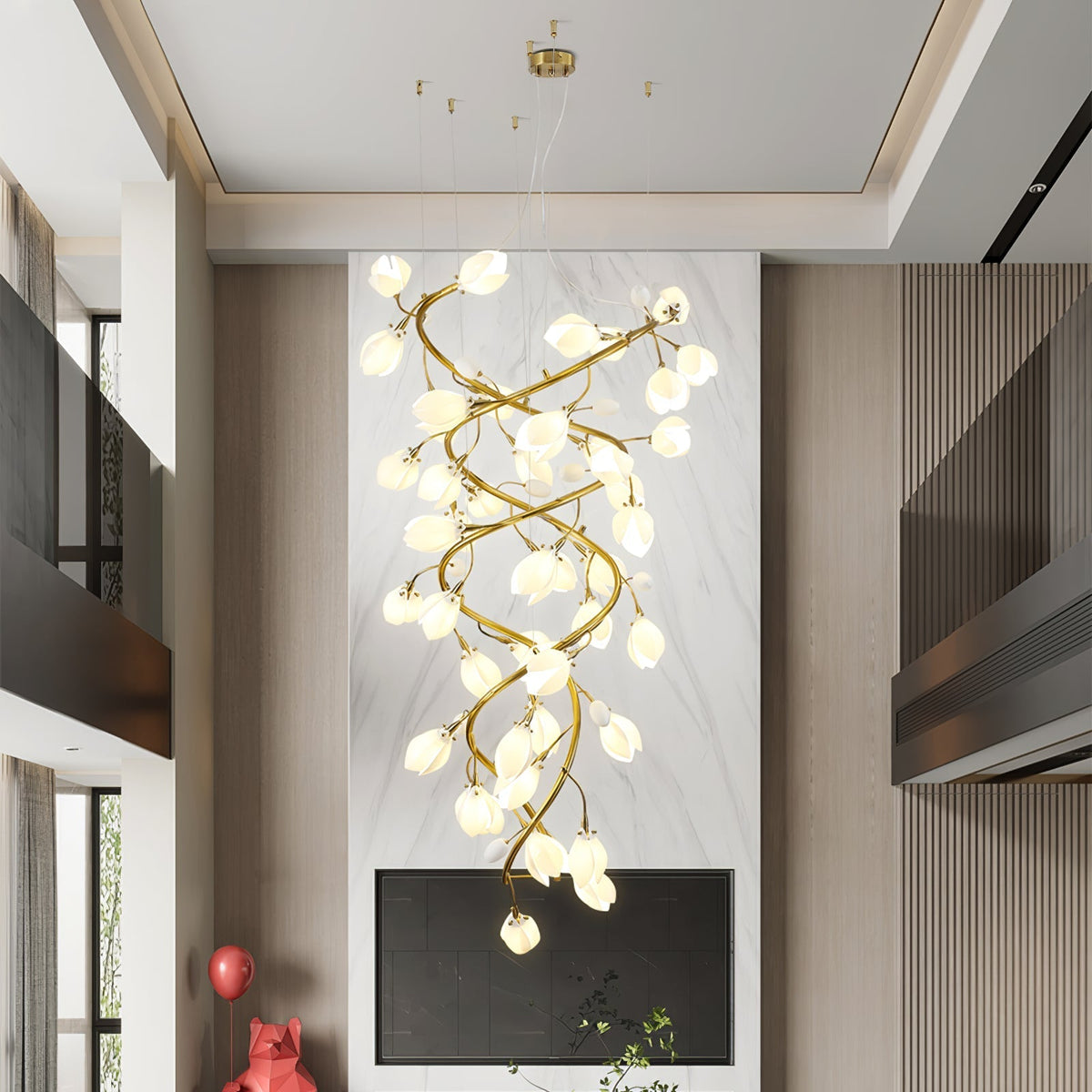 Lysandra Cascade Stairs Chandelier - view 3