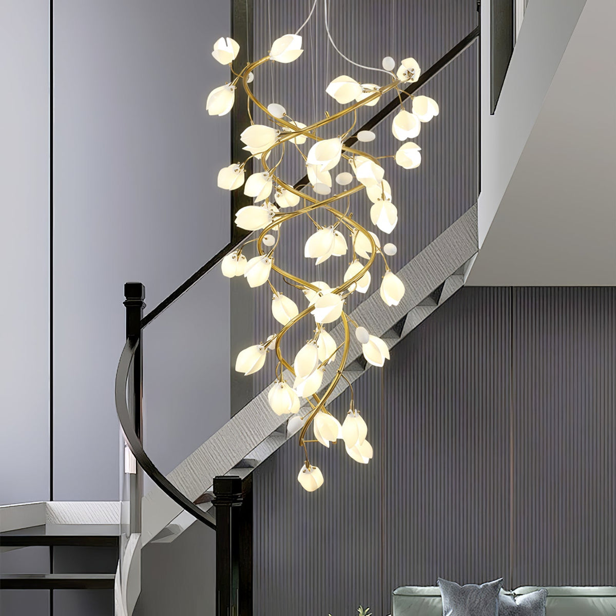 Lysandra Cascade Stairs Chandelier - view 9
