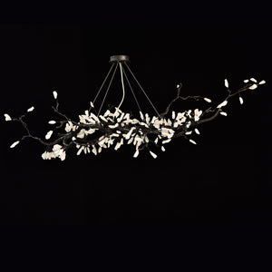 Selenite Crystal Blossom Branching Tree Chandelier - view 20