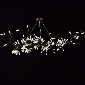 Selenite Crystal Blossom Branching Tree Chandelier - view 21