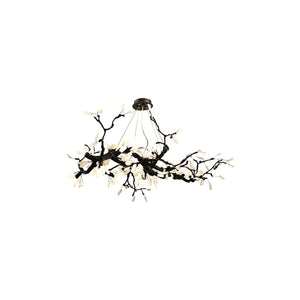 Selenite Crystal Blossom Branching Tree Chandelier - view 31
