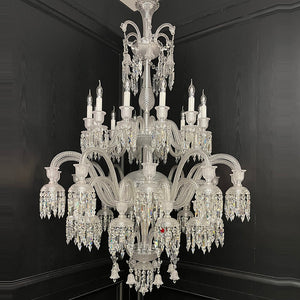 36 lights SOLSTICE CHANDELIER, crystal