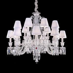 Short 18 lights Zenith Chandelier, crystal