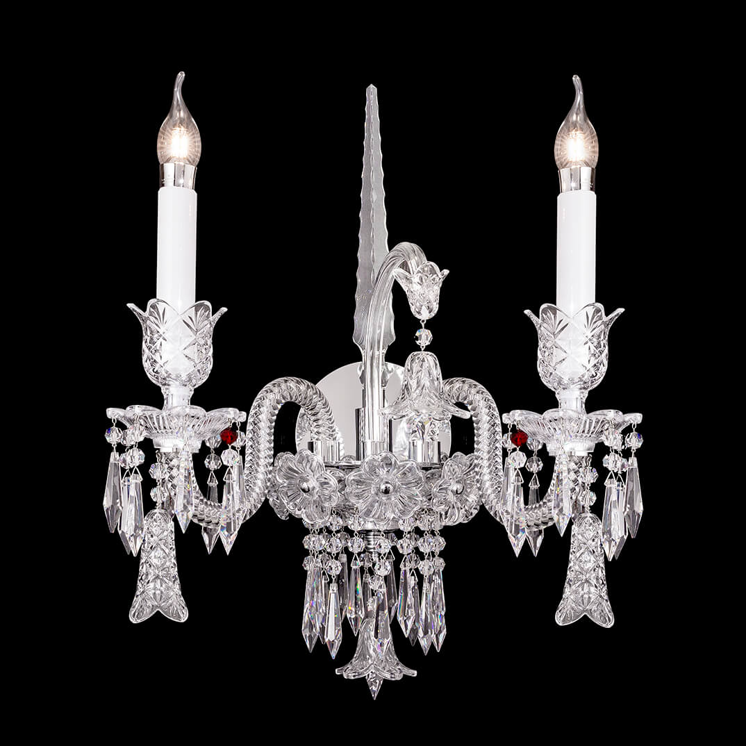 Bakala Crystal Wall Sconce With Bell, chandelier