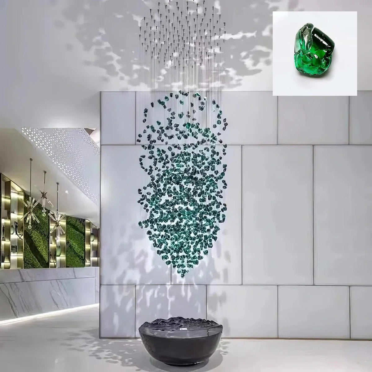 Crystal Stone Chandeliers - view 2