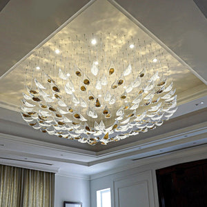 Golden Floating Leaves Chandelier - view 10