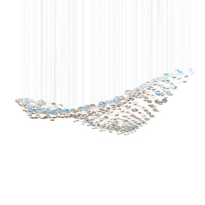 Flying Wave Glass bubble Chandelier