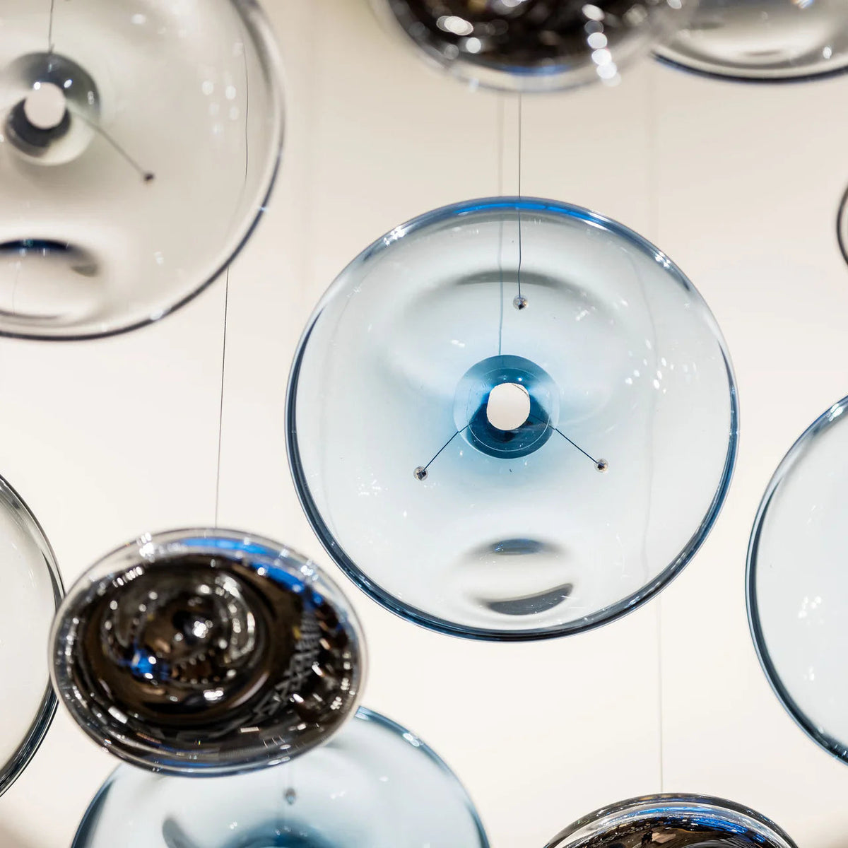 Flying Wave Glass bubble Chandelier - view 8