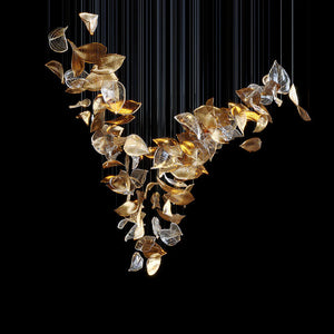 Frozen Leaves Chandelier - view 4