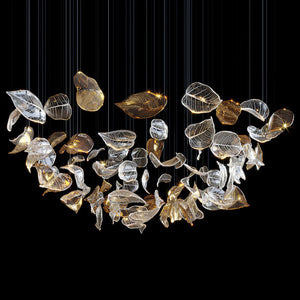 Frozen Leaves Chandelier - view 3