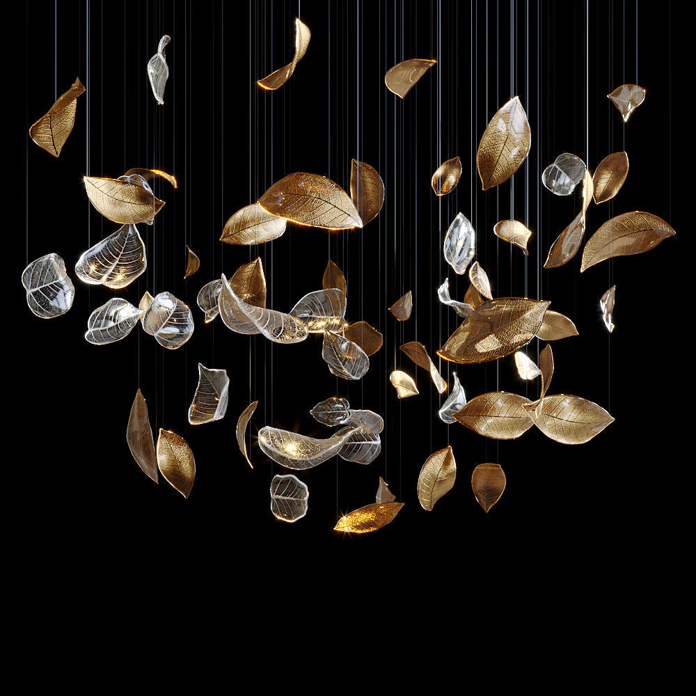 Frozen Leaves Chandelier - view 9