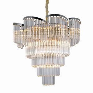 Twin Palms Round Crystal Chandelier - view 5