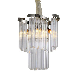 Twin Palms Round Crystal Chandelier - view 9