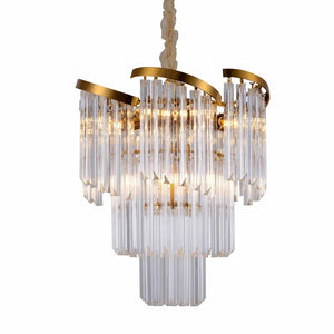 Twin Palms Round Crystal Chandelier - view 7