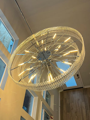 Macy Crystal Round Chandelier - view 8