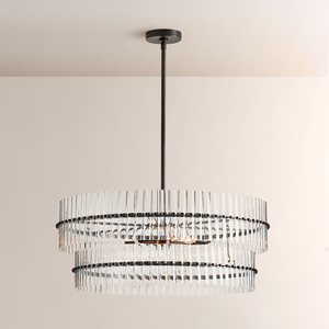 Macy Crystal Round Chandelier - view 2