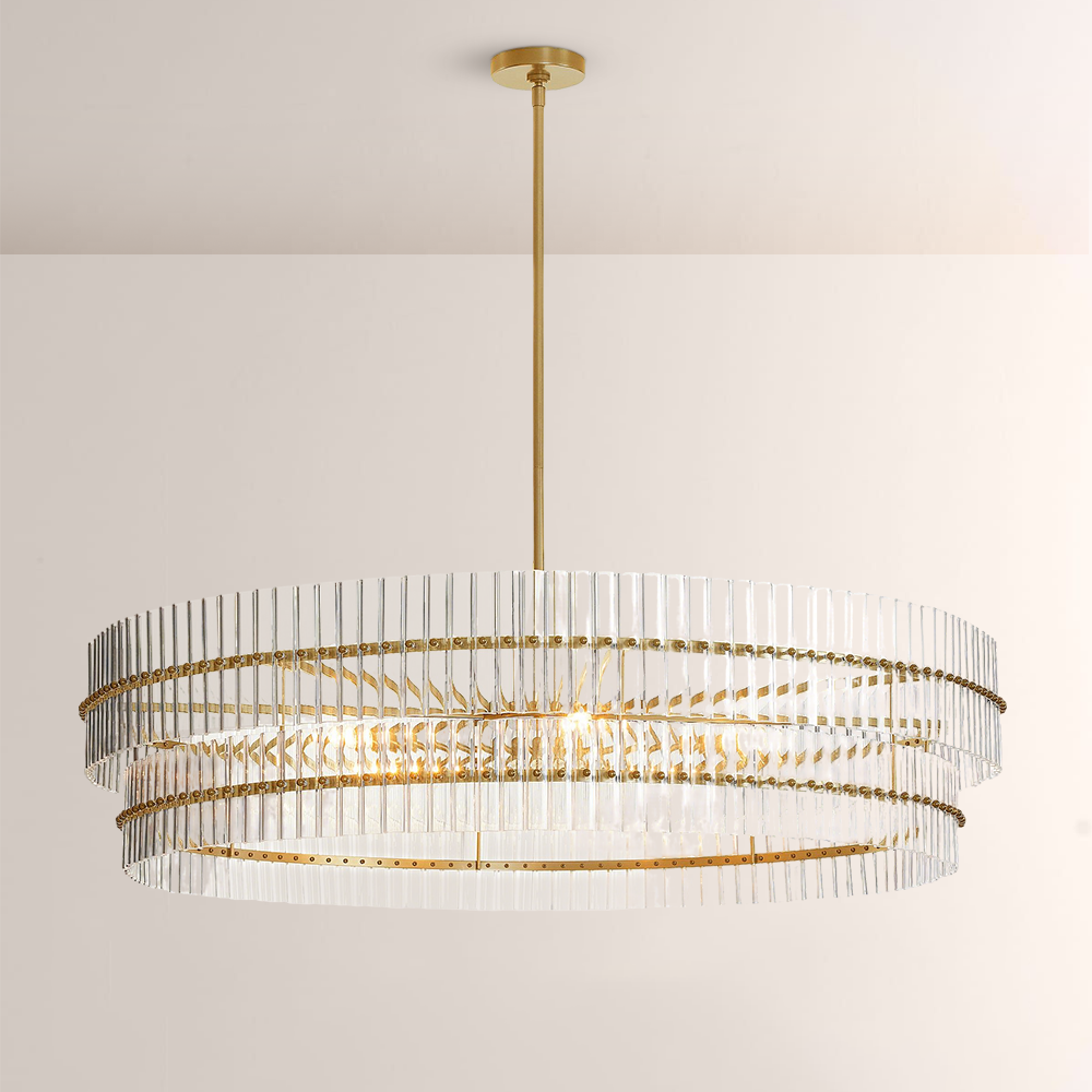 Macy Crystal Round Chandelier - view 3