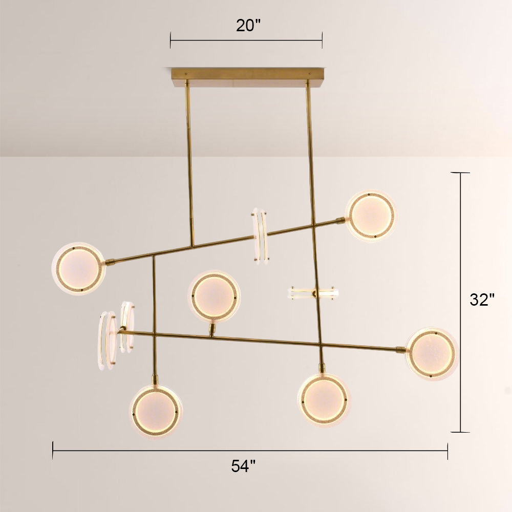 Mandel Linear Chandelier - view 8