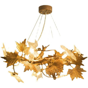 Maple Leaf Branch Chandelier - view 7