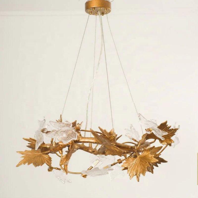 Maple Leaf Branch Chandelier - view 8