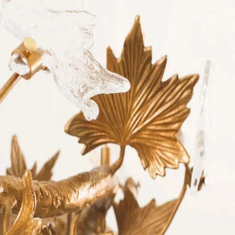 Maple Leaf Branch Chandelier - view 6