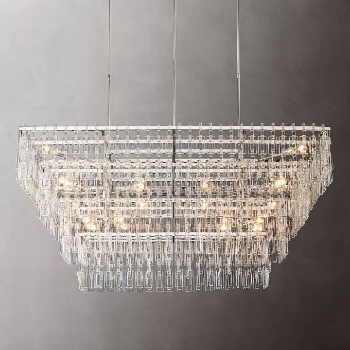 Arrebol 4-Tier Rectangular Chandelier 72" - view 6