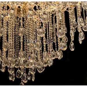 Classic Modern Multi-layers Crystal Chandelier for Staircase/Foyer/Villa - view 11