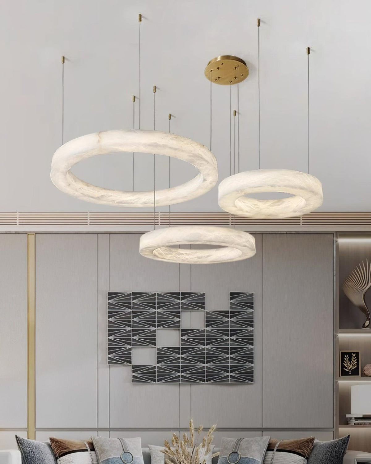 Marika Alabaster Chandelier - view 9