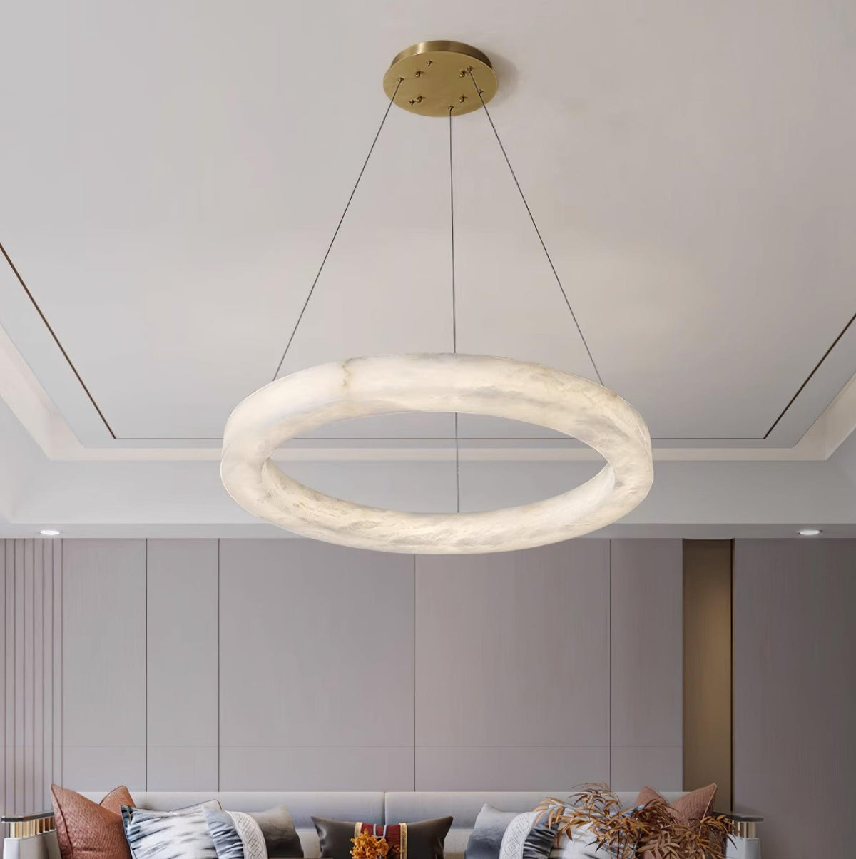 Marika Alabaster Chandelier - view 5