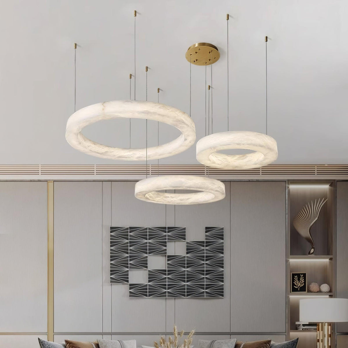 Marika Alabaster Chandelier - view 6