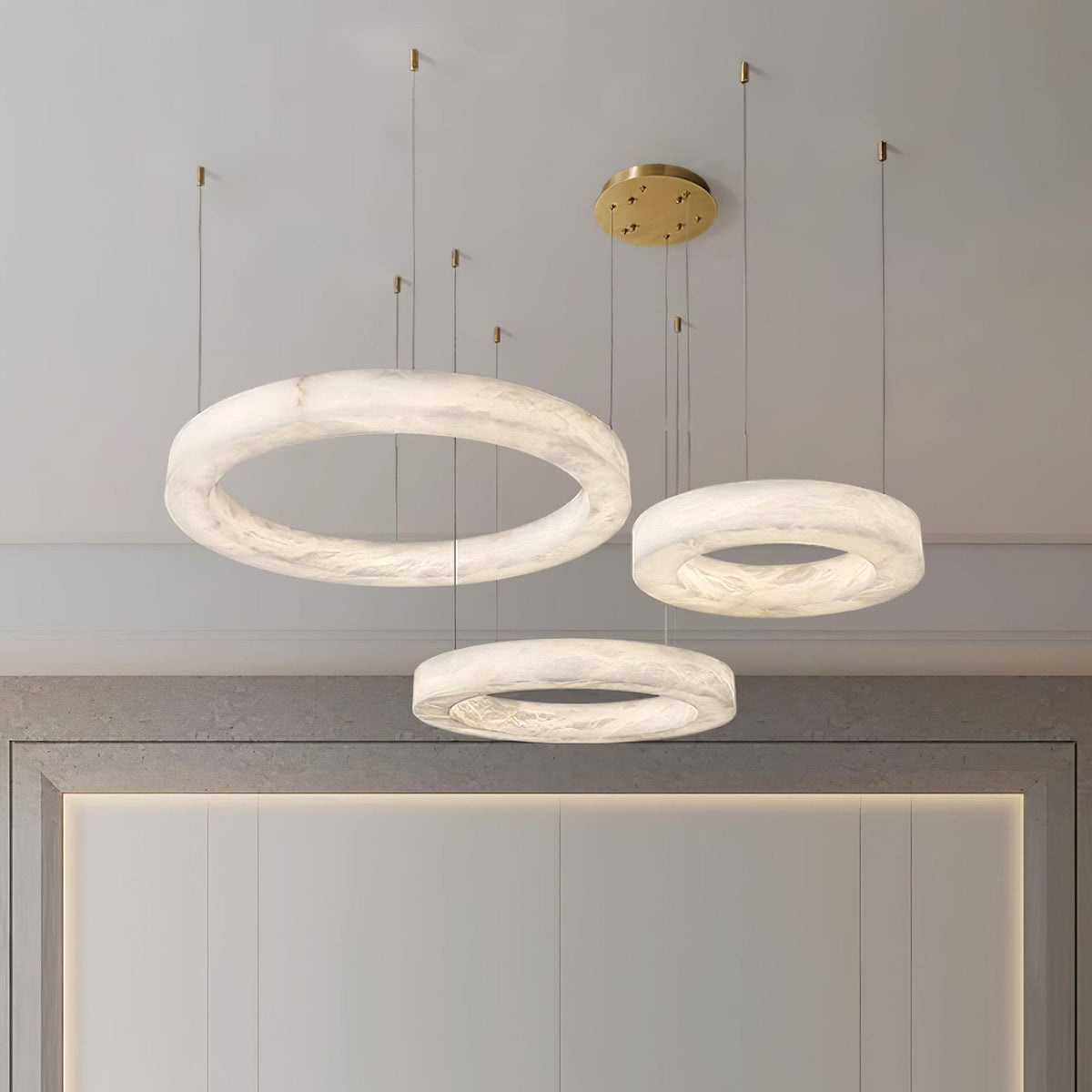Marika Alabaster Chandelier - view 7