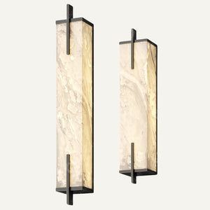 Maros Alabaster Wall Sconce For Bedroom, chandelier - view 3