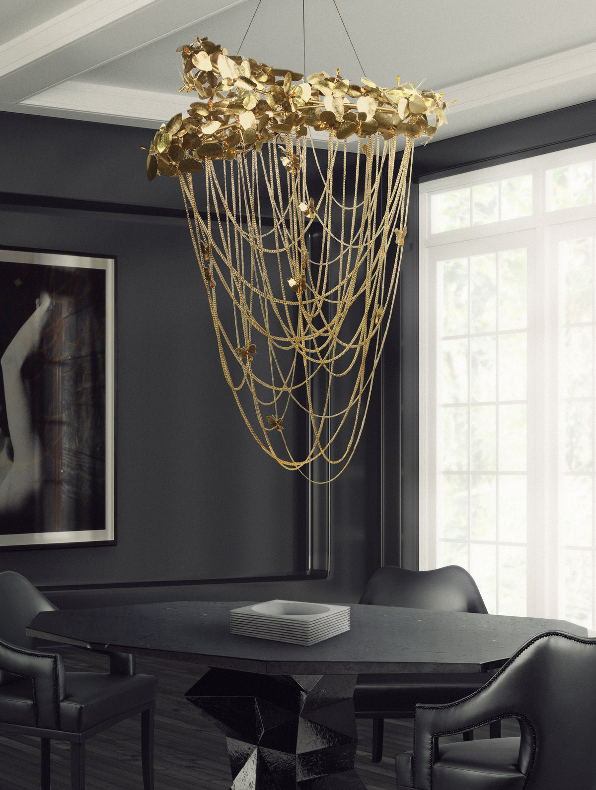 Luxury McQueen 11 Light Crystal Modern Chandelier - view 3