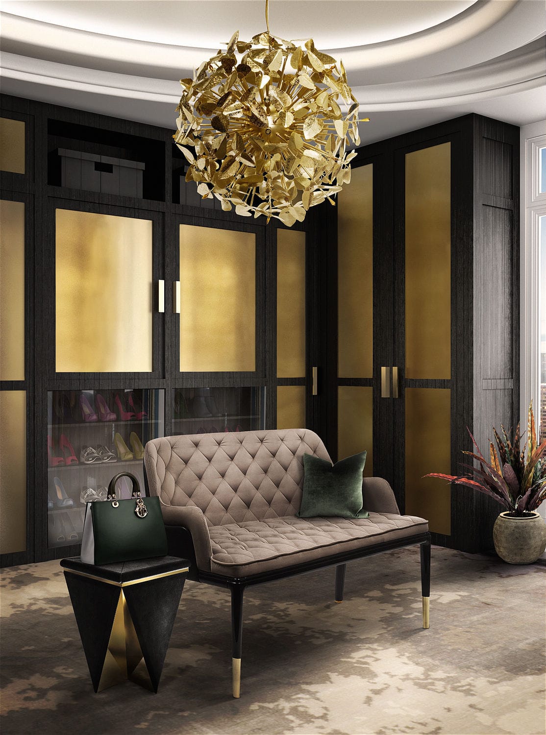 Luxury McQueen 6 Light Crystal Modern Chandelier - view 4