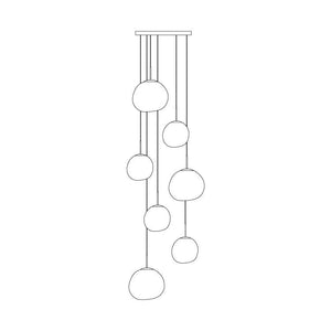 Multi Lava Round Chandelier - view 75