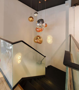 Multi Lava Round Chandelier - view 26