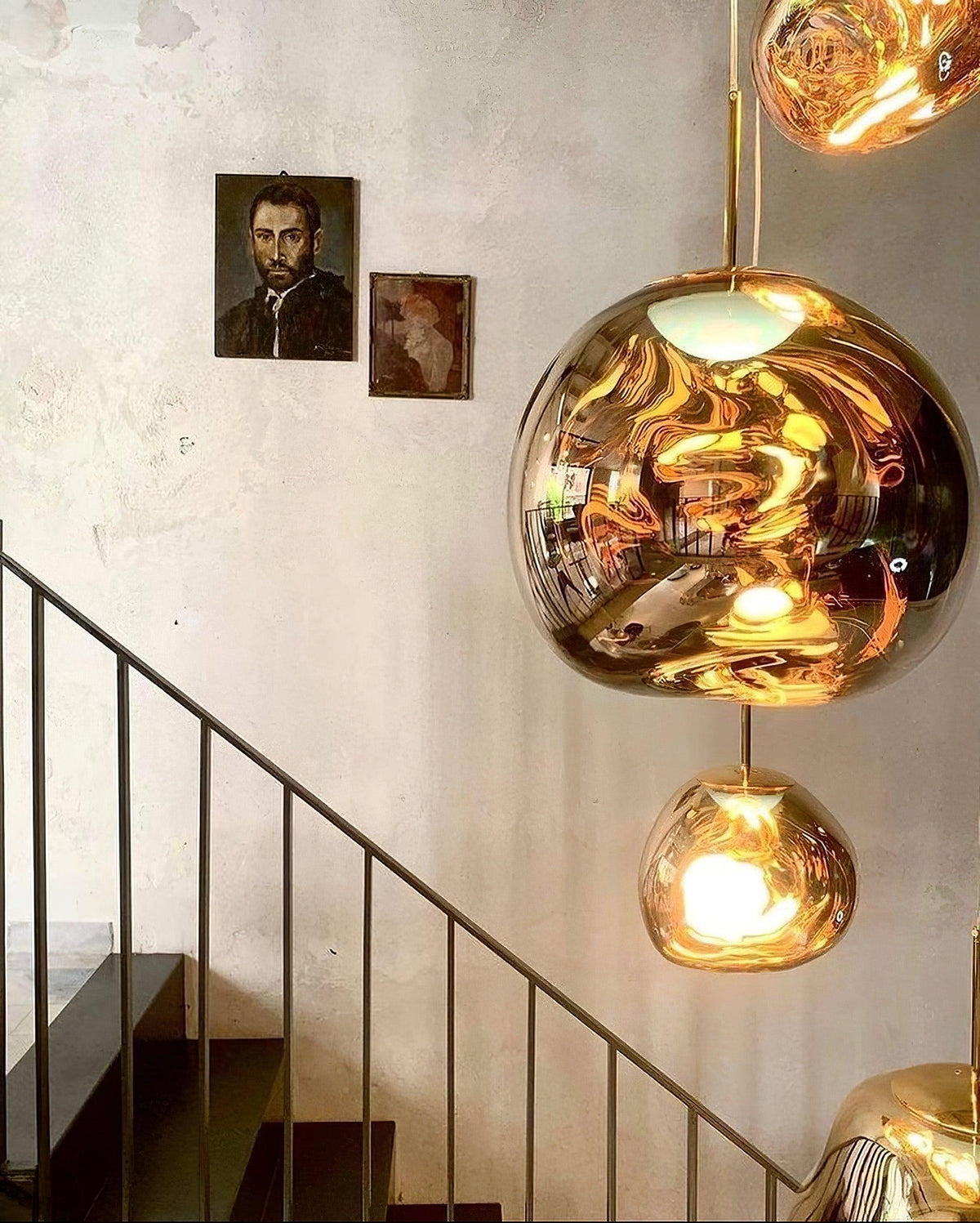 Multi Lava Round Chandelier - view 31