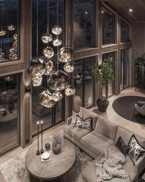 Multi Lava Round Chandelier - view 34