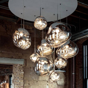 Multi Lava Round Chandelier - view 12