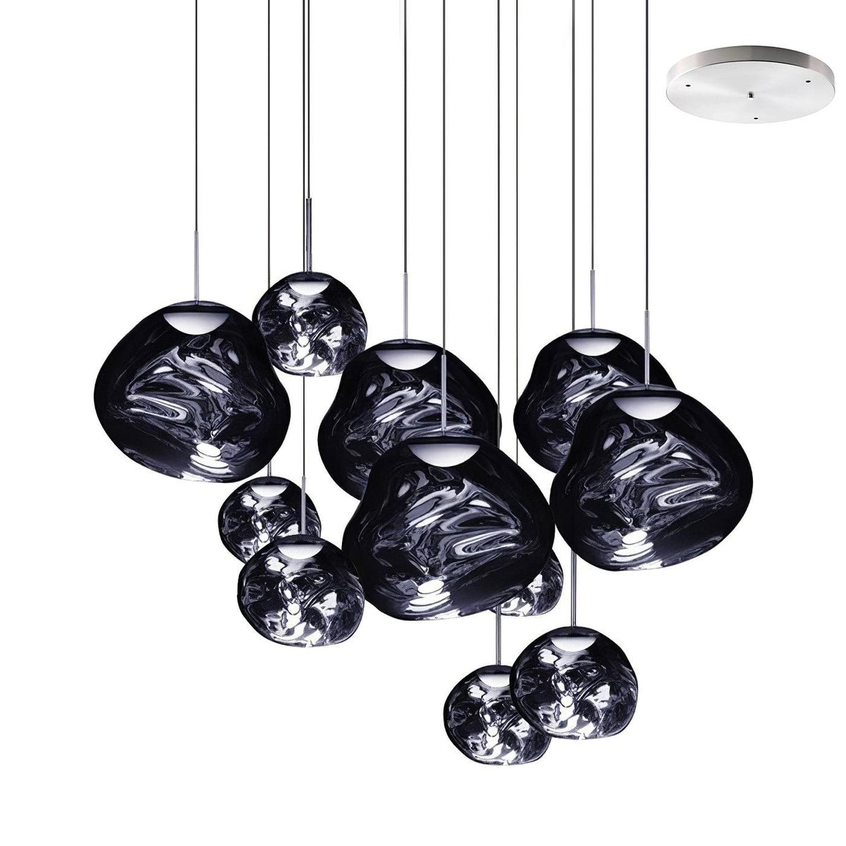 Multi Lava Round Chandelier - view 55