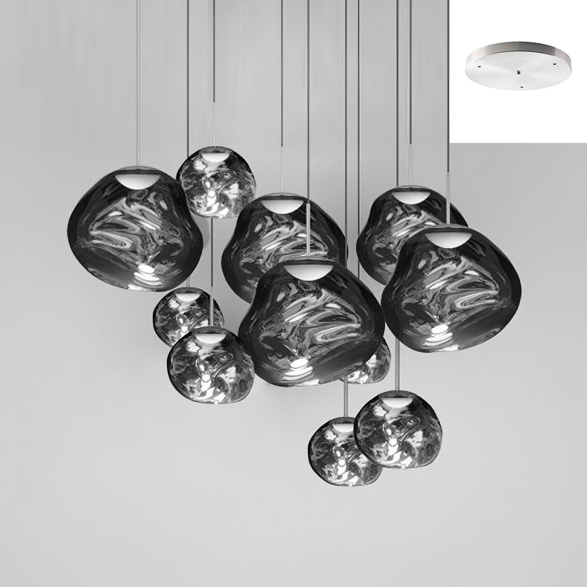 Multi Lava Round Chandelier - view 52