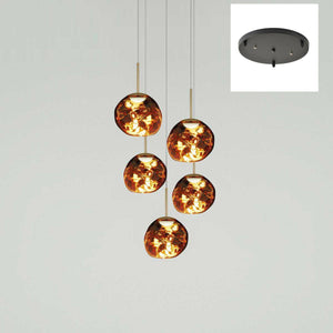 Multi Lava Round Chandelier - view 45