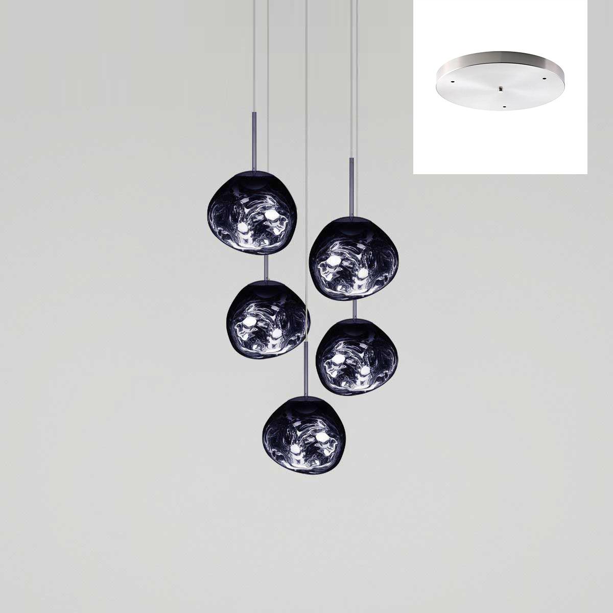 Multi Lava Round Chandelier - view 53
