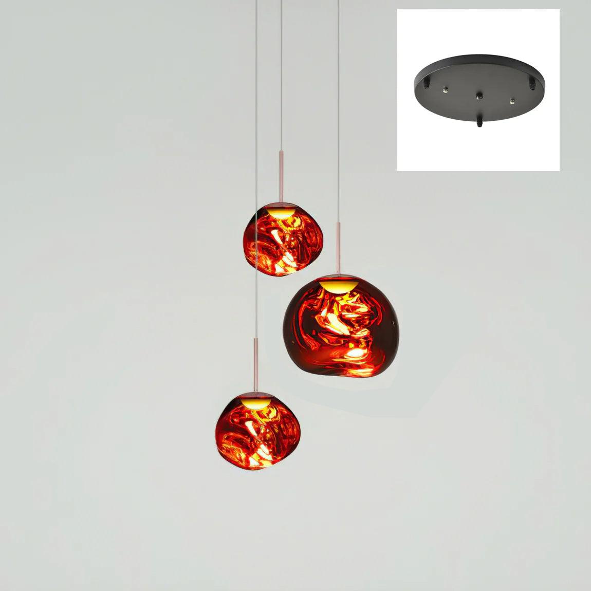 Multi Lava Round Chandelier - view 79